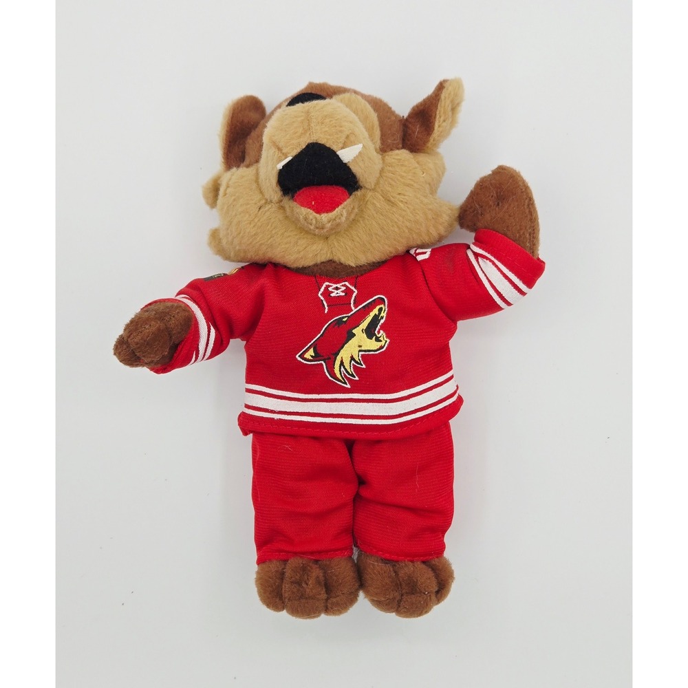 NHL Phoenix Coyotes Howler Mascot Plush Stuffed Animal Red Jersey 96 7 inch